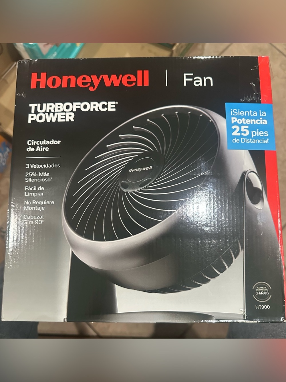 Honeywell Black TurboForce Power Air Circulator Fan
